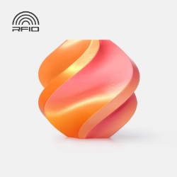 Bambu Lab - PLA Silk Dual Colour - Gilded Rose (Pink-Gold) - 1KG 3D Printing,PLA Filament,Dual Colour,Silk Finish,Bambu Lab,Crafting Supplies