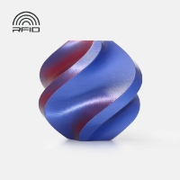Bambu Lab - PLA Silk Dual Colour - Midnight Blaze (Blue-Red) - 1KG PLA filament,3D printing,dual colour,Bambu Lab,Midnight Blaze,aesthetic prints