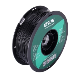 ESUN - PLA+ filament, 1.75mm, Black, 1kg/spool - eSun-PLA+P175B1