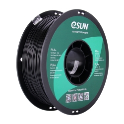 ESUN - PLA+ filament, 1.75mm, Black, 1kg/spool - eSun-PLA+P175B1