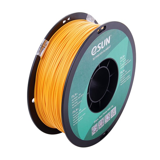 PLA+ filament, 1.75mm, Gold, 1kg/spool - MK-PLA175GO