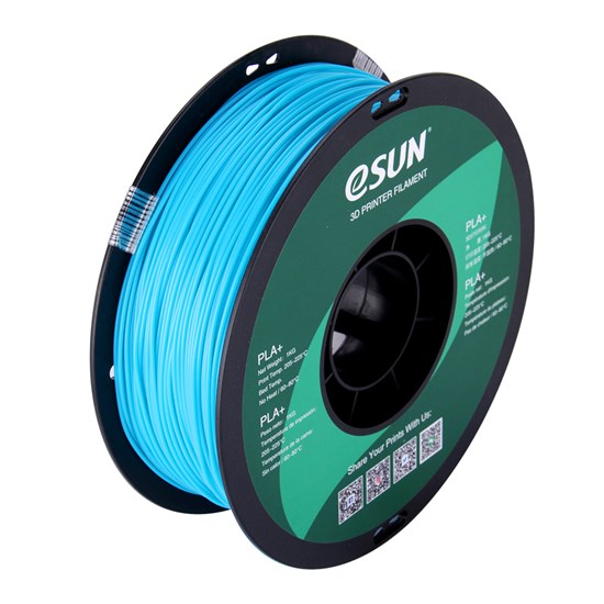 PLA+ filament, 1.75mm, Light Blue, 1kg/roll - MK-PLA175D