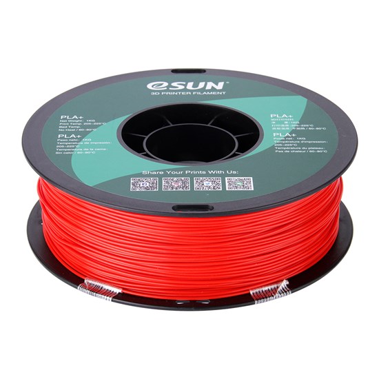 PLA+ filament, 1.75mm, Red, 1kg/spool - MK-PLA175RE