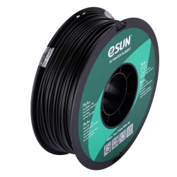 ESUN - PLA+ filament, 2.85mm (3.0mm Compatible), Black, 1kg/spool - eSUN-PLA+P285B1