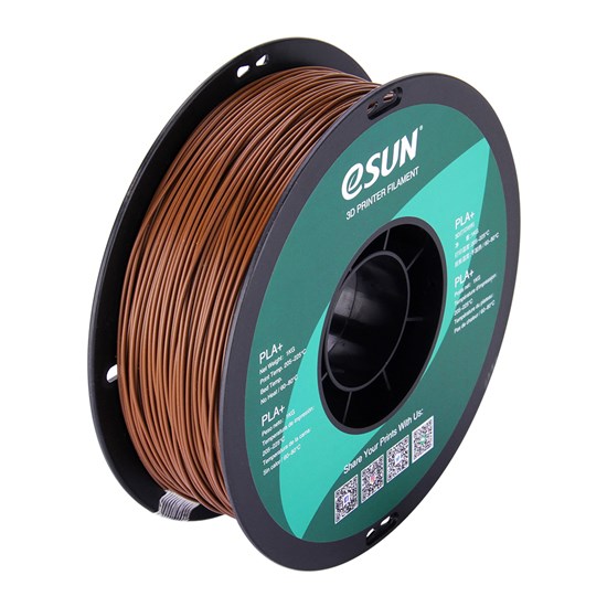 PLA+ filament, 2.85mm (3.0mm Compatible), Brown, 1kg/spool - MK-PLA300BR