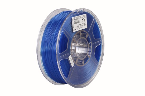 PLA+ filament, 2.85mm (3.0mm Compatible), Glass Light Blue, 1kg/spool - MK-PLA300GLBL