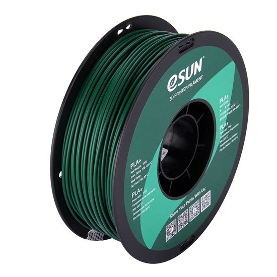 PLA+ filament, 2.85mm (3.0mm Compatible), Pine Green, 1kg/spool - MK-PLA300PG