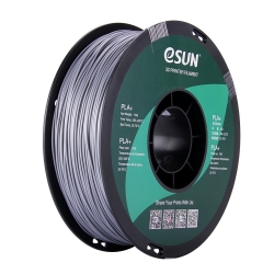 ESUN - PLA+ filament, 2.85mm (3.0mm Compatible), Silver, 1kg/spool, alternate view