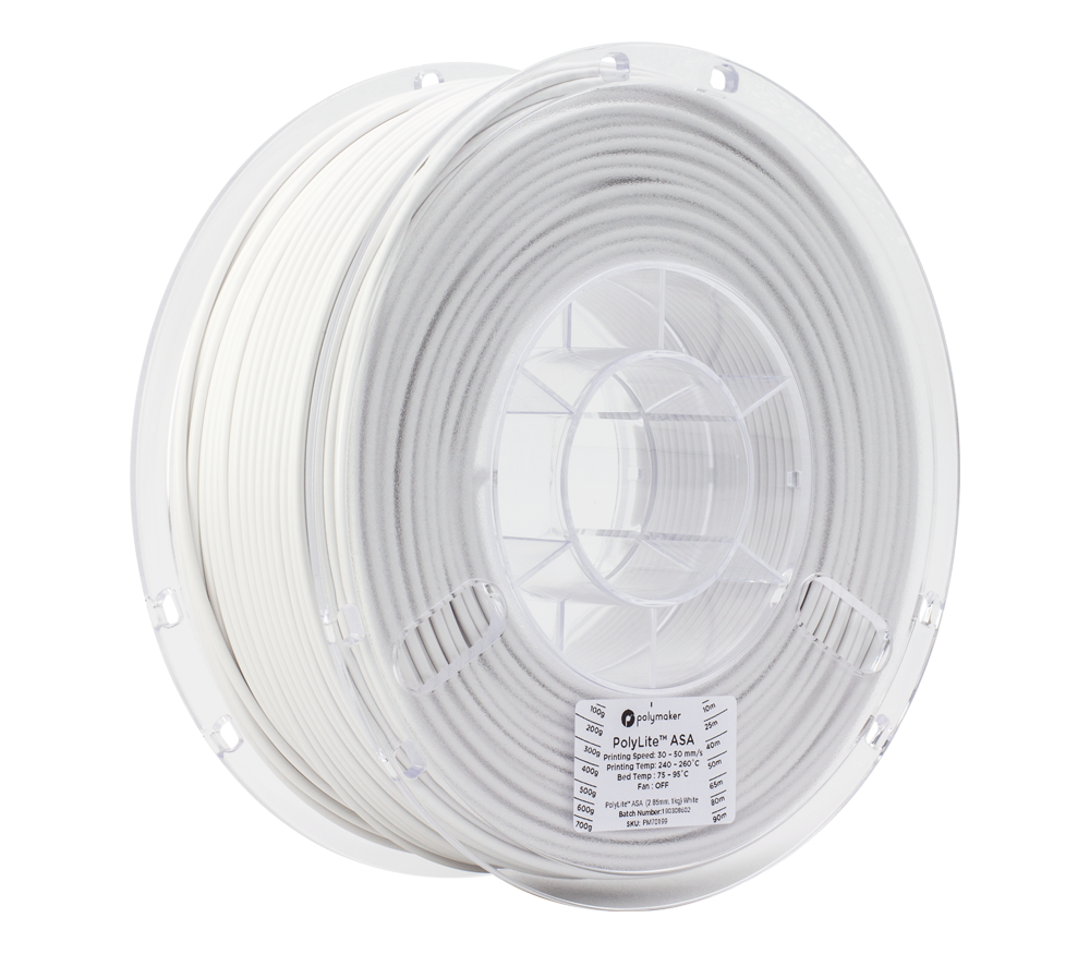POLYLITE ASA WHITE 2.85mm FILAMENT 1KG