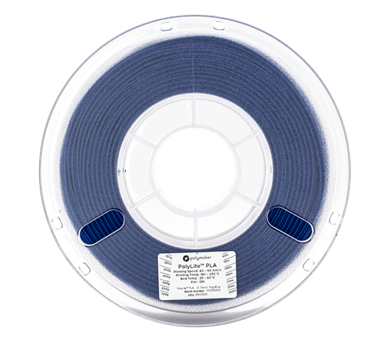 Polylite PLA Blue 1.75mm Filament 1Kg - POLY-BLU175