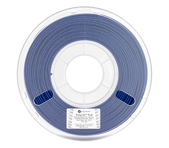 Polylite PLA Blue 2.85mm Filament 1Kg - POLY-BLU285