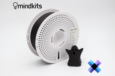 Pixel Filament Hyper ABS - Singularity (Black) - with Reusable Spool - 1kg pixel abs,pixel filament,pixel,hyper abs,hyper abs vs abs,hyper abs settings,hyper abs filament,abs,black abs