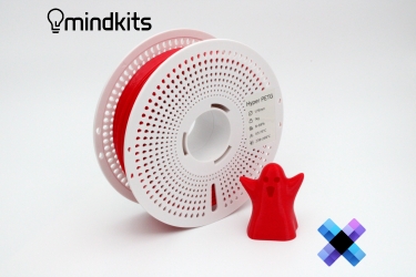 Pixel Filament Hyper PETG - Scarlet Sorceress (Red) - with Reusable Spool - 1kg pixel petg,pixel filament,pixel,hyper petg,hyper petg vs petg,hyper petg settings, hyper petg filament,red hyper petg,red