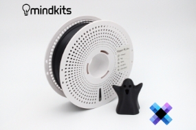 Pixel Filament Hyper PLA+ - Singularity (Black) - with Reusable Spool - 1kg