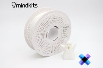Pixel Filament PLA Basic - CryoFrost (White) - with Reusable Spool - 1kg
