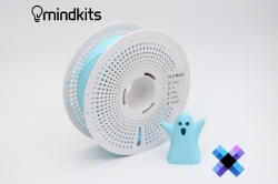 Pixel Filament PLA Matte - Ion Glow (Blue) - with Reusable Spool - 1kg pla basic filament,pla matte filament temperature,what is the strongest pla filament,pla vs pc filament,pla filament how long does it last, pla filament settings,what temperature for pla filament,blue matte pla,blue