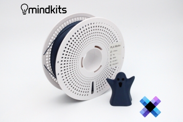 Pixel Filament PLA Matte - Twilight Embrace (Blue) - with Reusable Spool - 1kg pla basic filament,pla matte filament temperature,what is the strongest pla filament,pla vs pc filament,pla filament how long does it last, pla filament settings,what temperature for pla filament,blue matte pla,blue