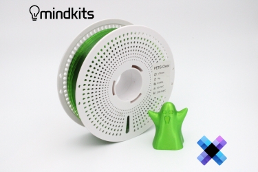 Pixel Filament Translucent PETG - Emerald (Green) - with Reusable Spool - 1kg pixel petg,pixel filament,pixel,hyper petg,hyper petg vs petg,hyper petg settings, hyper petg filament,translucent petg,green petg,green translucent petg,green