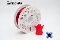 Pixel Filament Translucent PETG - Ruby (Red) - with Reusable Spool - 1kg