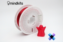 Pixel Filament Translucent PETG - Ruby (Red) - with Reusable Spool - 1kg pixel petg,pixel filament,pixel,hyper petg,hyper petg vs petg,hyper petg settings, hyper petg filament,translucent petg,red petg,red translucent petg,red