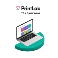 PrintLab - 1 Year Teacher License STEM Education,3D Printing,Teacher Resources,Educational Projects,Online Learning,Curriculum Support