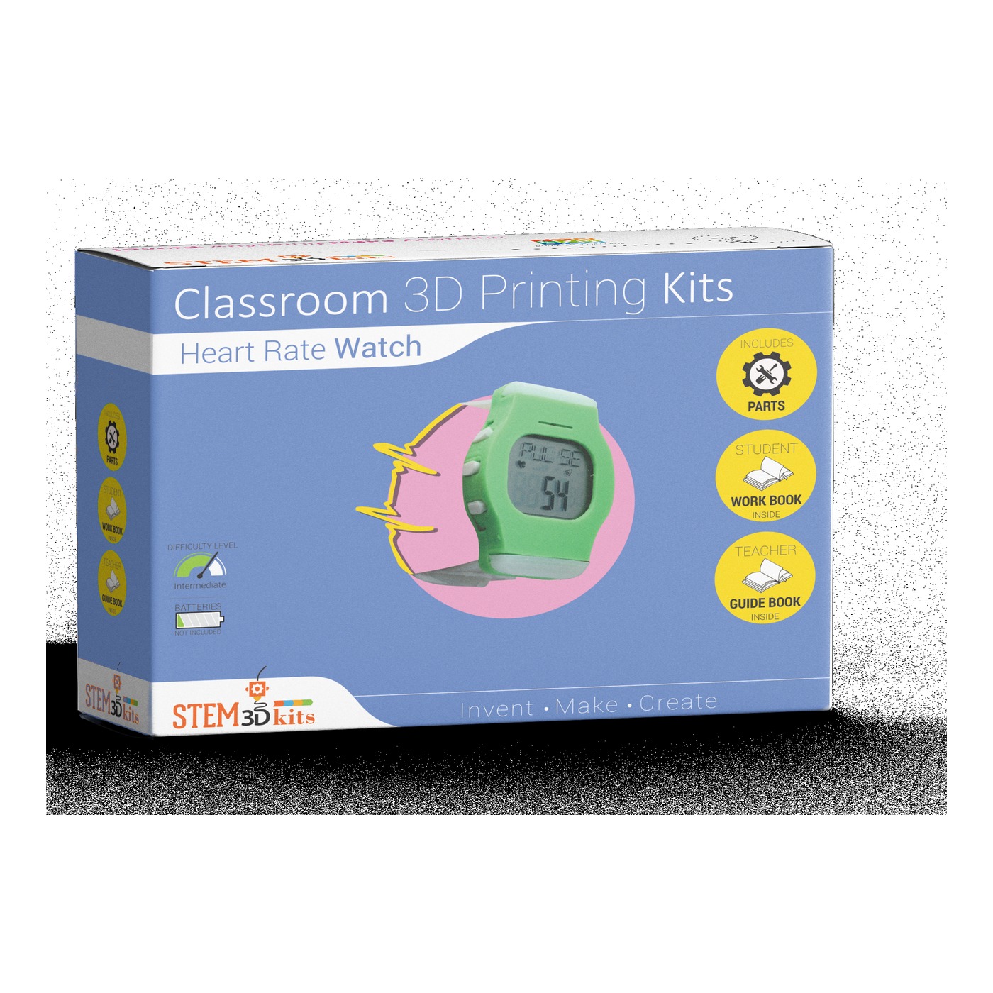 STEM3Dkits Heart Rate Watch classroom 3D printing kit New Zealand