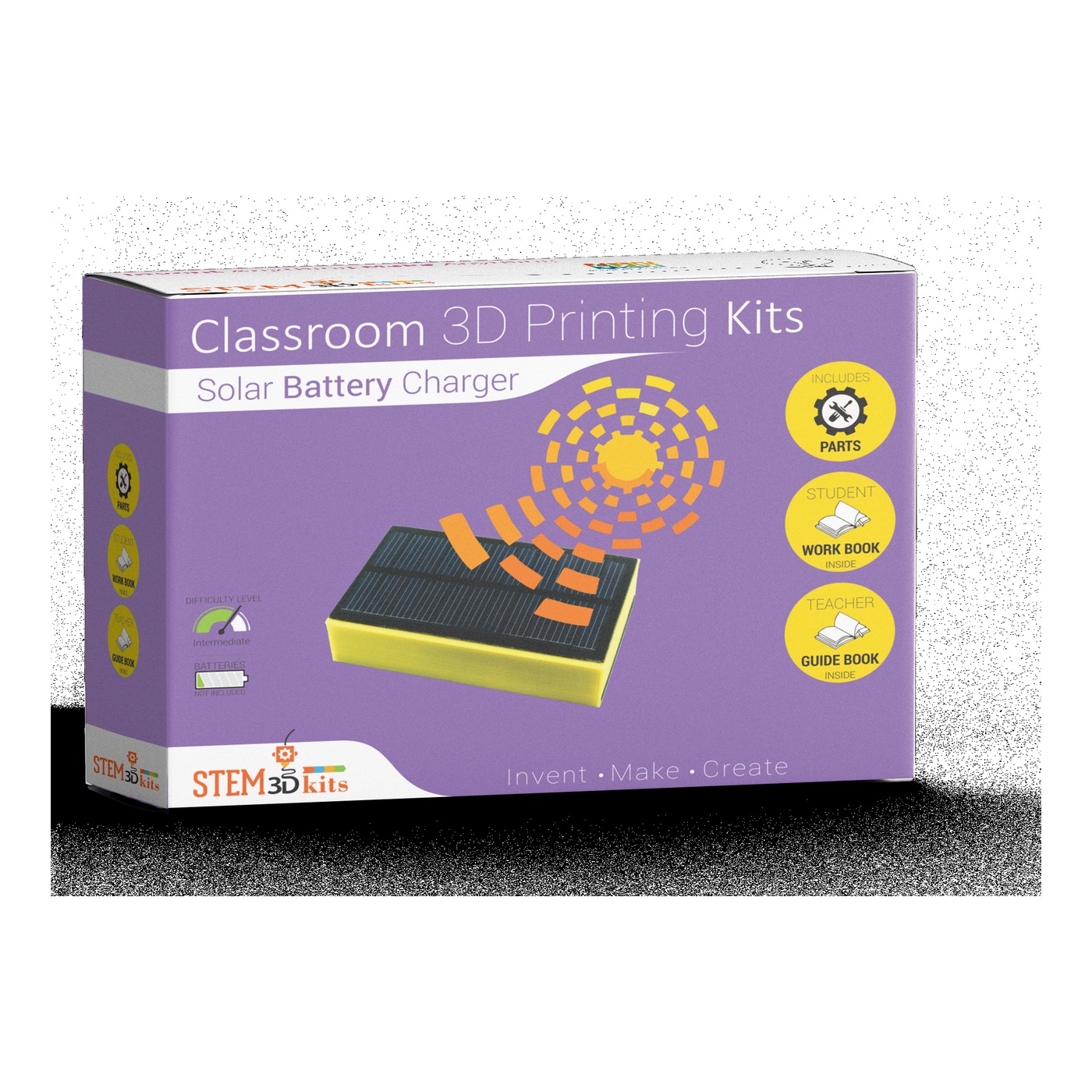 STEM3Dkits Solar Battery Charger classroom kit New Zealand