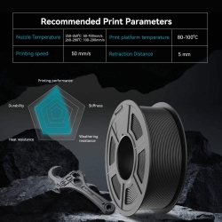 SUNLU ABS Filament - Black - 1kg - SUN-FILA-ABS-BK-1.75-1000