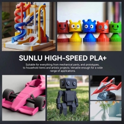SUNLU High Speed PLA+ Filament - Blue - 1kg - SUN-FILA-HSPLAP-BL-1.75-1000