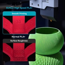 SUNLU High Speed PLA+ Filament - Blue - 1kg - SUN-FILA-HSPLAP-BL-1.75-1000