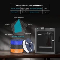 SUNLU PETG Filament - Gray - 1kg - SUN-FILA-PETG-GY-1.75-1000