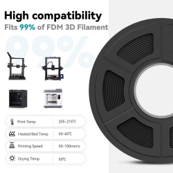 SUNLU PLA+ Filament - Grey - 1kg - SUN-FILA-PLAP-GY-1.75-1000