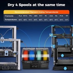 Sovol SH03 feeding four dry spools to multiple printers