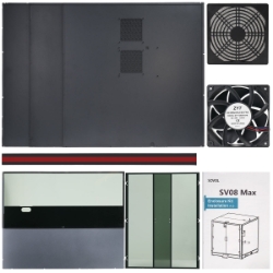 Sovol SV08 Max enclosure panels fan filter and assembly components