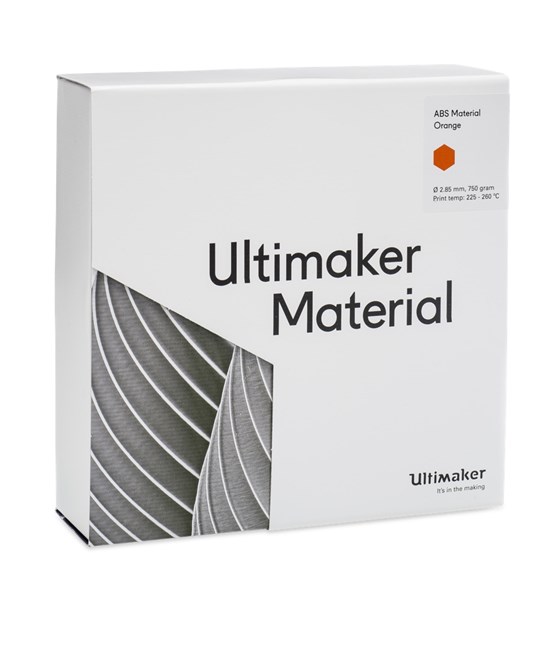Ultimaker ABS Orange 750g Spool - 2.85mm (3.0mm Compatible) - UM-1628