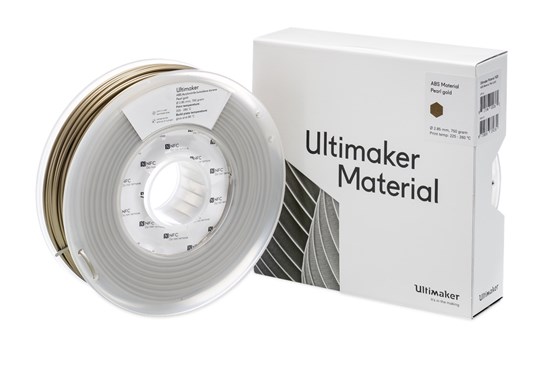 Ultimaker ABS Pearl Gold 750g Spool - 2.85mm (3.0mm Compatible) - UM-1626