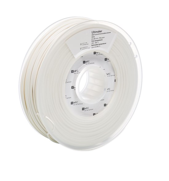 Ultimaker ABS White 750g Spool - 2.85mm (3.0mm Compatible) - UM-1622