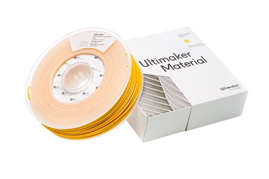 Ultimaker ABS Yellow 750g Spool - 2.85mm (3.0mm Compatible) - UM-1629