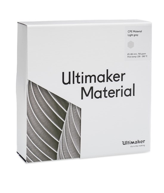 Ultimaker CPE Light Gray 750g Spool - 2.85mm (3.0mm Compatible) - UM-1633
