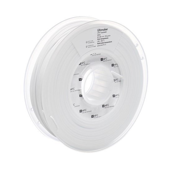 Ultimaker CPE+ TR White 700g Spool - 2.85mm (3.0mm Compatible) - UM-1645