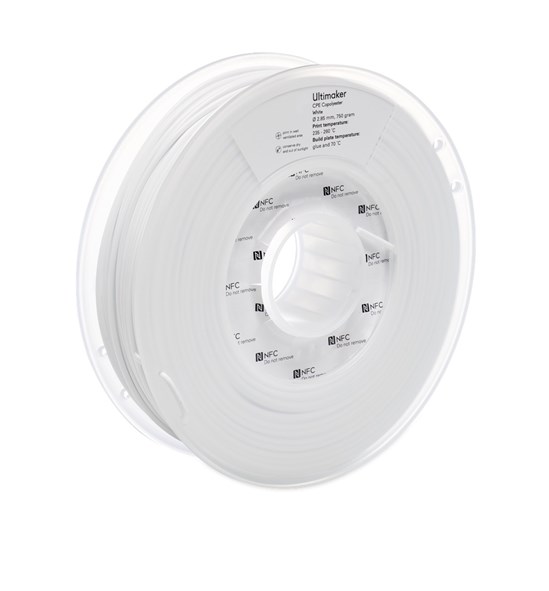 Ultimaker CPE White 750g Spool - 2.85mm (3.0mm Compatible) - UM-1632