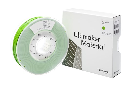 Ultimaker PLA Green 750g Spool - 2.85mm (3.0mm Compatible) - UM-1608
