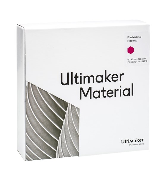 Ultimaker PLA Magenta 750g Spool - 2.85mm (3.0mm Compatible) - UM-1617