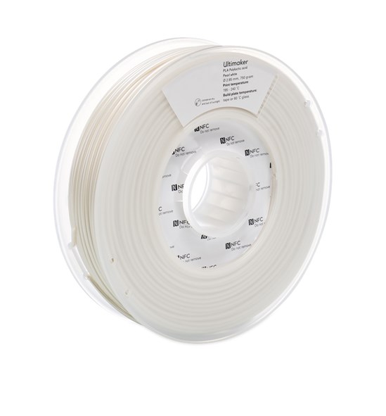 Ultimaker PLA Pearl White 750g Spool - 2.85mm (3.0mm Compatible) - UM-1620