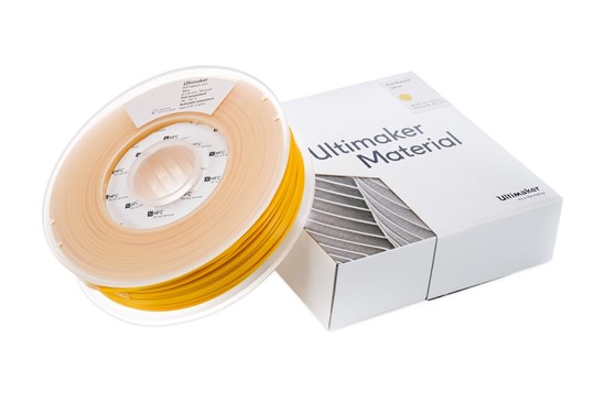 Ultimaker PLA Yellow 750g Spool - 2.85mm (3.0mm Compatible) - UM-1619