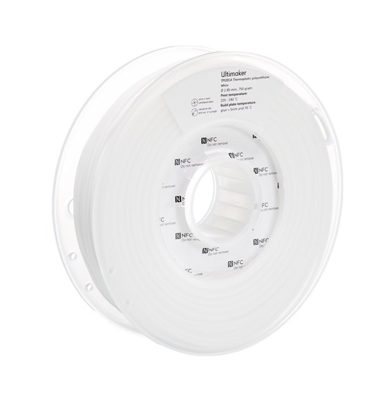Ultimaker TPU White 750g Spool - 2.85mm (3.0mm Compatible) - UM-1755