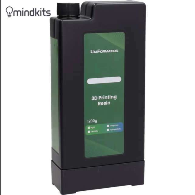 UniFormation Empty Catridge Bottle for Automatic Feeder System uniformation,3d printer,sla,resin,msla,photopolymer,cure,uv,replacement,spare part,resin vat