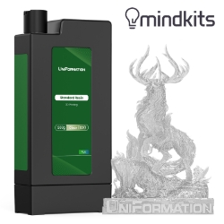 UniFormation Standard Resin - Cartridge - 1.2KG - Clear (S07) uniformation,3d printer,sla,resin,msla,photopolymer,cure,uv,replacement,spare part,resin vat