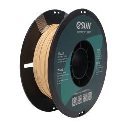 ESUN - Wood filament, 1.75mm, natural, 1kg/roll - eSun-Woo-P175N1