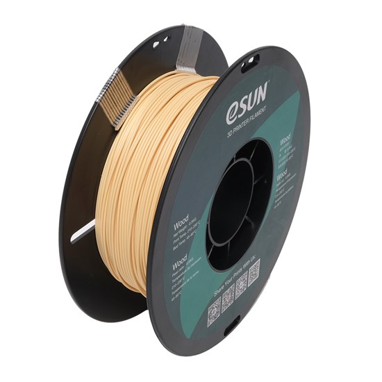 Wood filament, 1.75mm, natural, 0.5kg/roll - Woo175N05